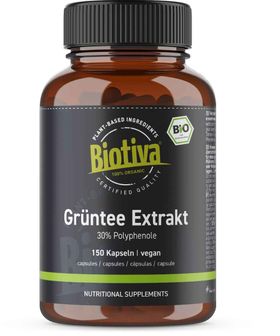 Biotiva Grüntee Extrakt Kapseln Bio