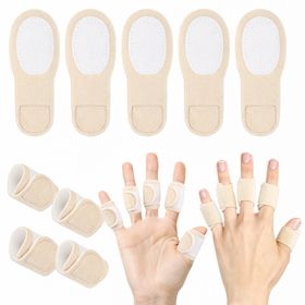COOL-i Fingerbandage 10er Set, verstellbare Baumwoll-Fingerwickel, weich & wiederverwendbar