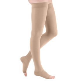 mediven plus CCL1 AG Schenkelstrümpfe normal (72-83 cm) o. Fußspitze Trikotabschlussrand