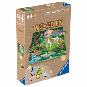 Wooden Puzzles Kids - märchenhaftes Einhorn (44 Teile)