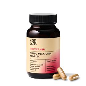 H3R LAB Melatonin Komplex – Lavendel, Melatonin & B-Vitamine für Deine Abendroutine