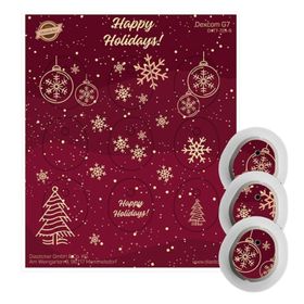 Diasticker® Dexcom G7 Stickerset "Happy Holidays"