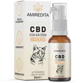 Amiredita CBD Öl Katzen 750mg - Huhnaroma