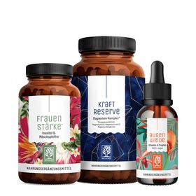 Frauengesundheit-Paket: FRAUENSTÄRKE, KRAFTRESERVE, AUGENWEIDE - NATURTREU®