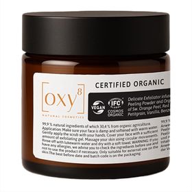 oxy8 Naturkosmetik REGENERATING PEELING GEL - Anti Aging. Tiefenreinigung. Erneuert die Haut sofort