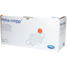Peha-crepp® Fixierbinde 6cm x 4m - die superelastische Fixierbinde mit hohem Naturfaseranteil