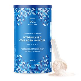 Aavalabs Hydrolysiertes Kollagenpulver | mit Vitamin C | 30 Portionen