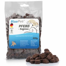 BluePet Softies Leckerli Pferd, Snack für Hunde, Leckerchen fürs Training, Hundeleckerli, Hundesnack