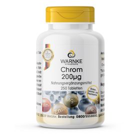 Warnke Vitalstoffe | Chrom 200 µg