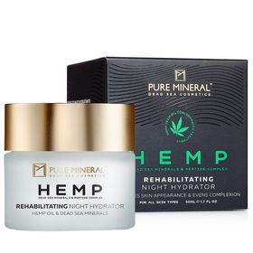 Pure Mineral - Regenerierende Nachtcreme Hanf