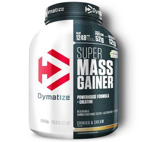 DYMATIZE Weight-Gainer Pulver Super Mass Kohlenhydrate Cookies & Cream