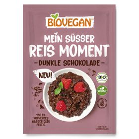 Biovegan Süßer Reismoment Schokolade glutenfrei