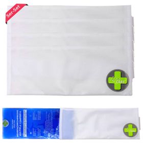 LisaCare Vlieshüllen für Kompressen - Groß 12cmx29cm