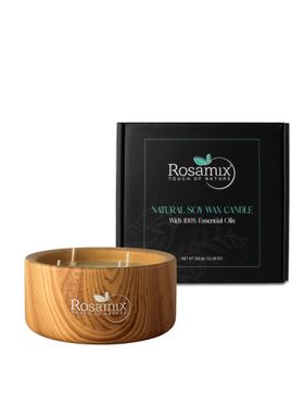 ROSAMIX Meditation Sojawachskerze