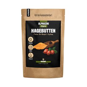 ALPHAZOO Hagebutten Pulver 250g I Ausgelistet