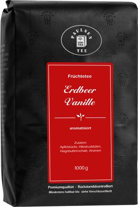 Paulsen Erdbeer Vanille Früchtetee