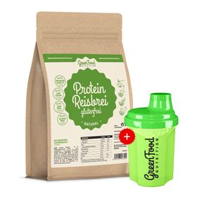 GreenFood Nutrition Protein Reisbrei glutenfrei + 300ml Shaker