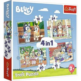Bluey 4in1 Puzzle 12/15/20/24 Teile