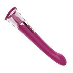 Vac me - G-Punkt-Vibrator mit Klitoris-Vibrozunge