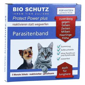 Bio Schutz Parasitenband Protect Power Plus Katze schwarz
