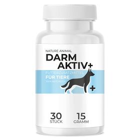 Nature Animal® Darm Aktiv + | Futterzusatzmittel für Hunde bei Magen & Darm Beschwerden