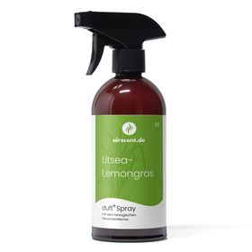 duft+ Spray - Litsea Lemongras mit biologischem Geruchsentferner