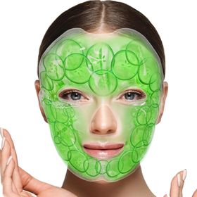 COOL-i Gel Gesichtsmaske,Kalt & Warmanwendung, wiederverwendbar, BPA frei