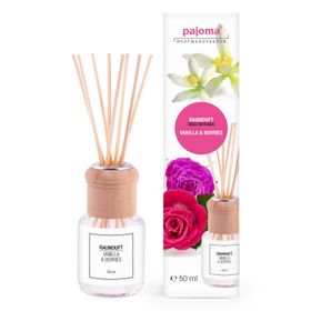 pajoma® Raumduft 50 ml inkl. Duftstäbchen, Vanilla & Berries