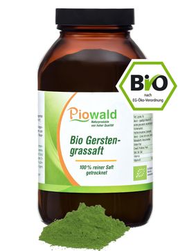 Piowald BIO Gerstengrassaft Pulver
