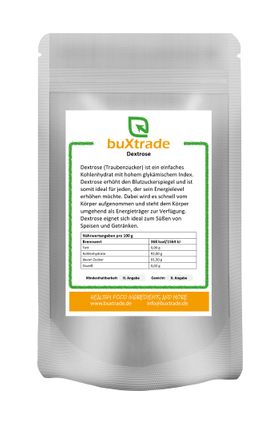 buXtrade Dextrose Pulver