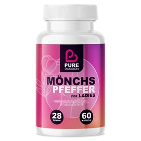 Pure Passion® Mönchspfeffer Kapseln für Frauen | weibliche Balance & Sinnlichkeit