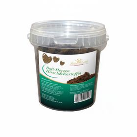 Soft Herzen mit Hirsch und Kartoffel 450g - Hundeleckerlies Getreidefrei