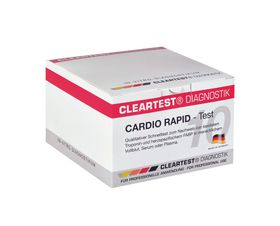 Cleartest® Cardio Rapid Test zum Nachweis von kardialem + FABP Troponin