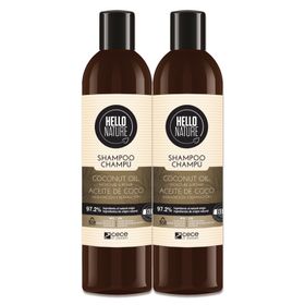 Hello Nature Shampoo mit Kokosöl Pantenol  für Haarpflege Bio