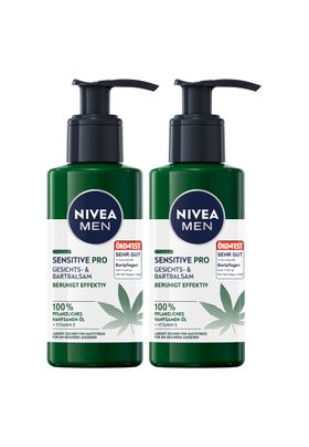 NIVEA MEN Gesichts- & Bartbalsam Sensitive Pro Hanfsamen-Öl o. Alkohol