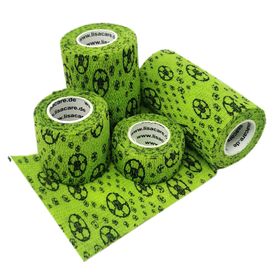 LisaCare Kohäsive Bandagen 2,5-10cm - Fußball Grün