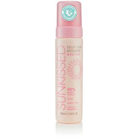 Sunkissed 95 Percent Natural Self Tan Mousse  - Medium