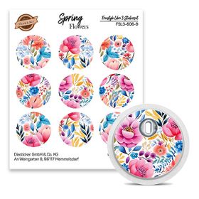 Diasticker® FreeStyle Libre 3 Sticker "Spring Flowers"