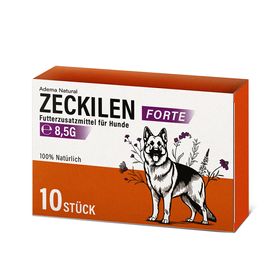 Adema Natural® Zeckilen Forte Blister | Zecken Tabletten ausschließlich für Hunde