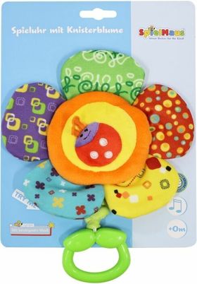 Spielmaus Baby SMB Spieluhr mit Knisterblumen (40789545)