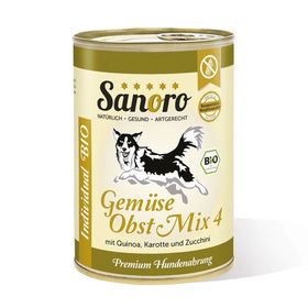 Sanoro - BIO Gemüse-Obst-Mix 4 mit Bio-Quinoa & Bio-Karotte