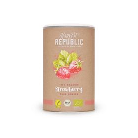 Harvest Republic Bio Strawberry Fruit Powder, gefriergetrocknetes Erdbeerpulver
