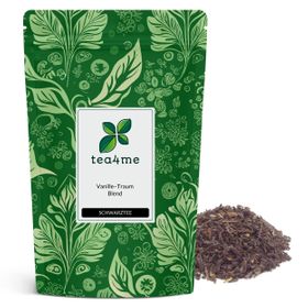 tea4me Vanille-Traum Schwarztee mit Vanille-Geschmack