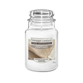Duftkerze Home Inspiration groß White Linen & Lace