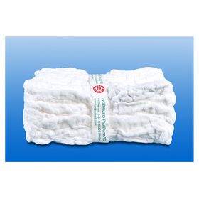NOBA Bauchtuch vorgewaschen mit Schlaufe 6-lagig 20 cm x 30 cm