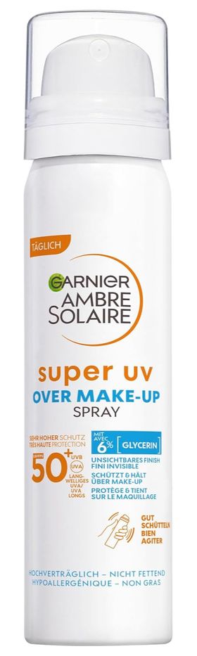 Garnier Super UV Over Make-up Spray mit LSF 50+