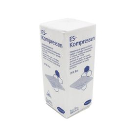 Hartmann ES Mullkompressen, unsteril, 5 cm, 17-fädig, 8-fach
