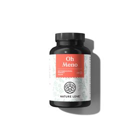 NATURE LOVE® Oh Meno – Wechseljahre – 120 Kapseln – 526mg Yamswurzel-, Leinsamenextrakt & Vit B5, B6