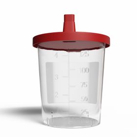 Horn Medical Urinproben-Becher mit Schnappdeckel