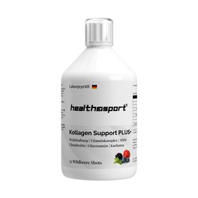 HEALTH & SPORT Kollagen Support PLUS+ Flüßig - Für Haut, Haare, Nägel & Gelenke